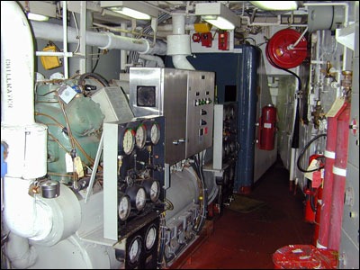 USCGC Polar Star engine room