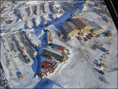 McMurdo Station from the air