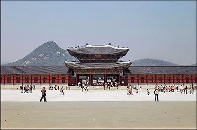 Geunjeongjeon, the throne hall of the king.